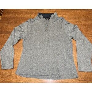 Men's Michael Kors Gray 1/4 Zip Pullover Size Medium